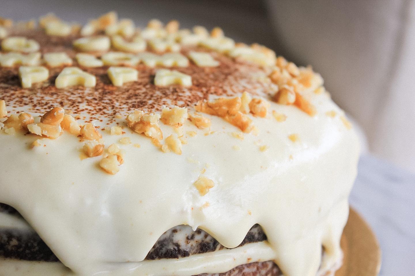 Hora Mansa carrot cake — a homemade favourite.