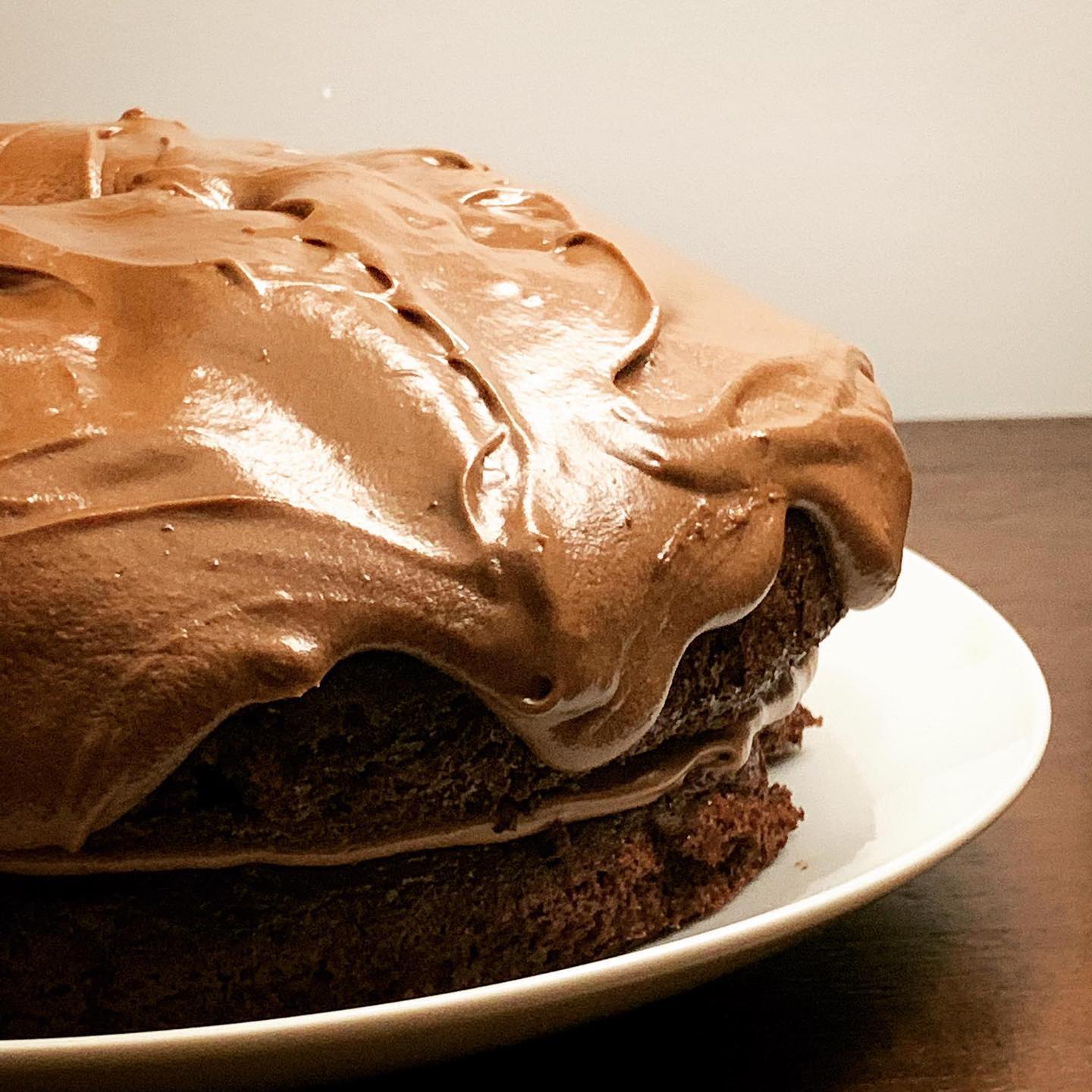 Greek-style chocolate cake.